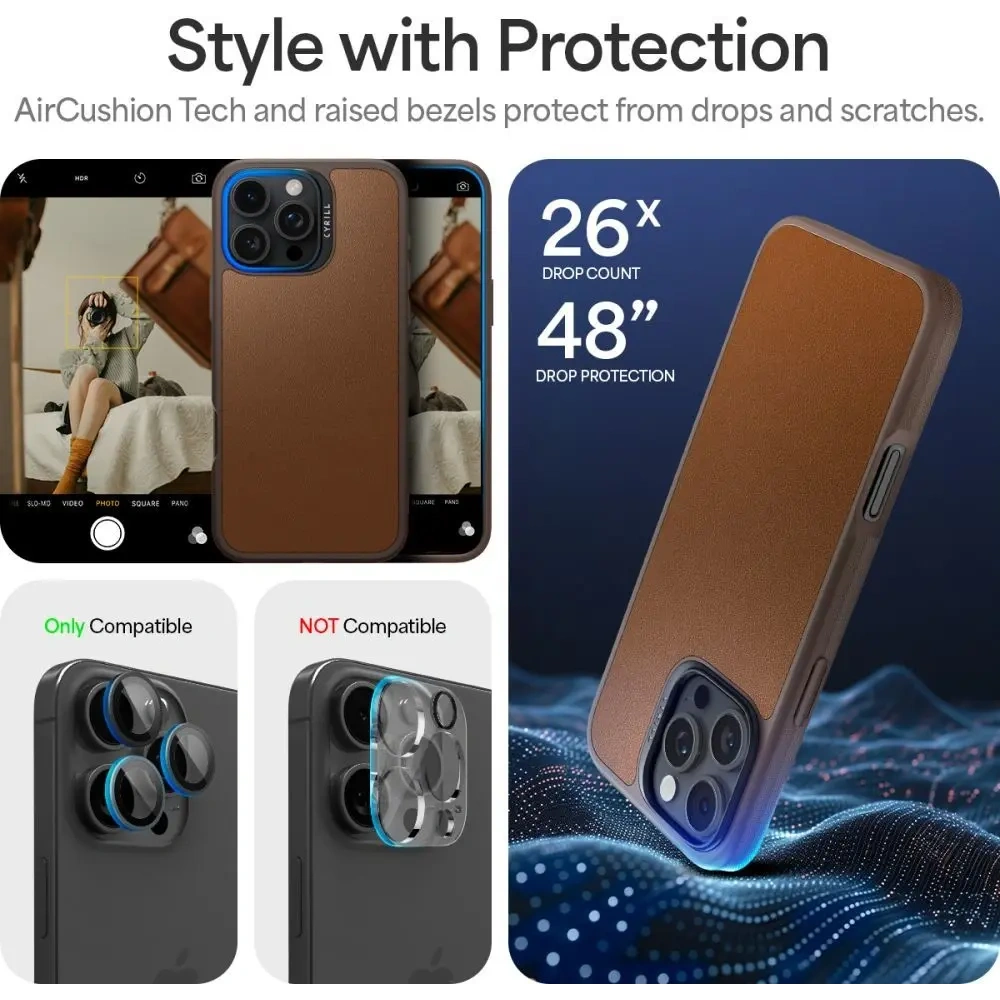 Hurtownia GSM - Etui Spigen Cyrill Kajuk Mag MagSafe Apple iPhone 16 Pro Saddle Brown - SPN16550 - {ean13} - Hurt