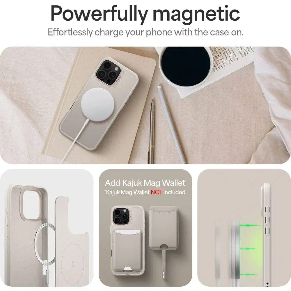 Hurtownia GSM - Etui Spigen Cyrill Kajuk Classic Charm Mag MagSafe Apple iPhone 16 Pro Cream - SPN16553 - {ean13} - Hurt
