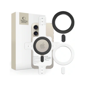 Hurtownia GSM - Blaszka Tech-Protect MMP-100 Magnetic MagSafe Kroužek Černý & Bílý [2 PACK] - THP3524 - {ean13} - Hurt