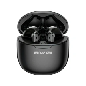 Hurtownia GSM - Căști wireless in-ear AWEI T68 Bluetooth 5.3 ENC TWS cu stație de andocare, negre - AWEI233 - {ean13} - Hurt