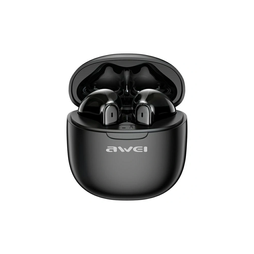 Hurtownia GSM - AWEI T68 Bluetooth 5.3 ENC TWS kabellose In-Ear-Kopfhörer + Dockingstation schwarz - AWEI233 - {ean13} - Hurt
