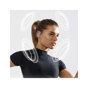 Hurtownia GSM - Căști wireless AWEI T93 Bluetooth 5.4 OWS + stație de încărcare albastră - AWEI236 - {ean13} - Hurt