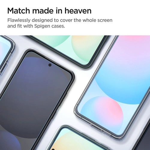 Szkło hartowane Spigen GLAS.tR ez Fit Samsung Galaxy S24 FE Clear [2 PACK]