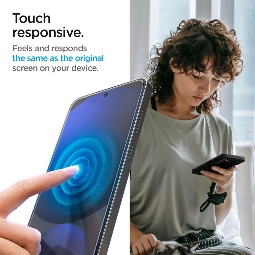 Hurtownia GSM - Tvrzené sklo Spigen GLAS.tR ez Fit Samsung Galaxy S24 FE Clear [2 PACK] - SPN16561 - {ean13} - Hurt