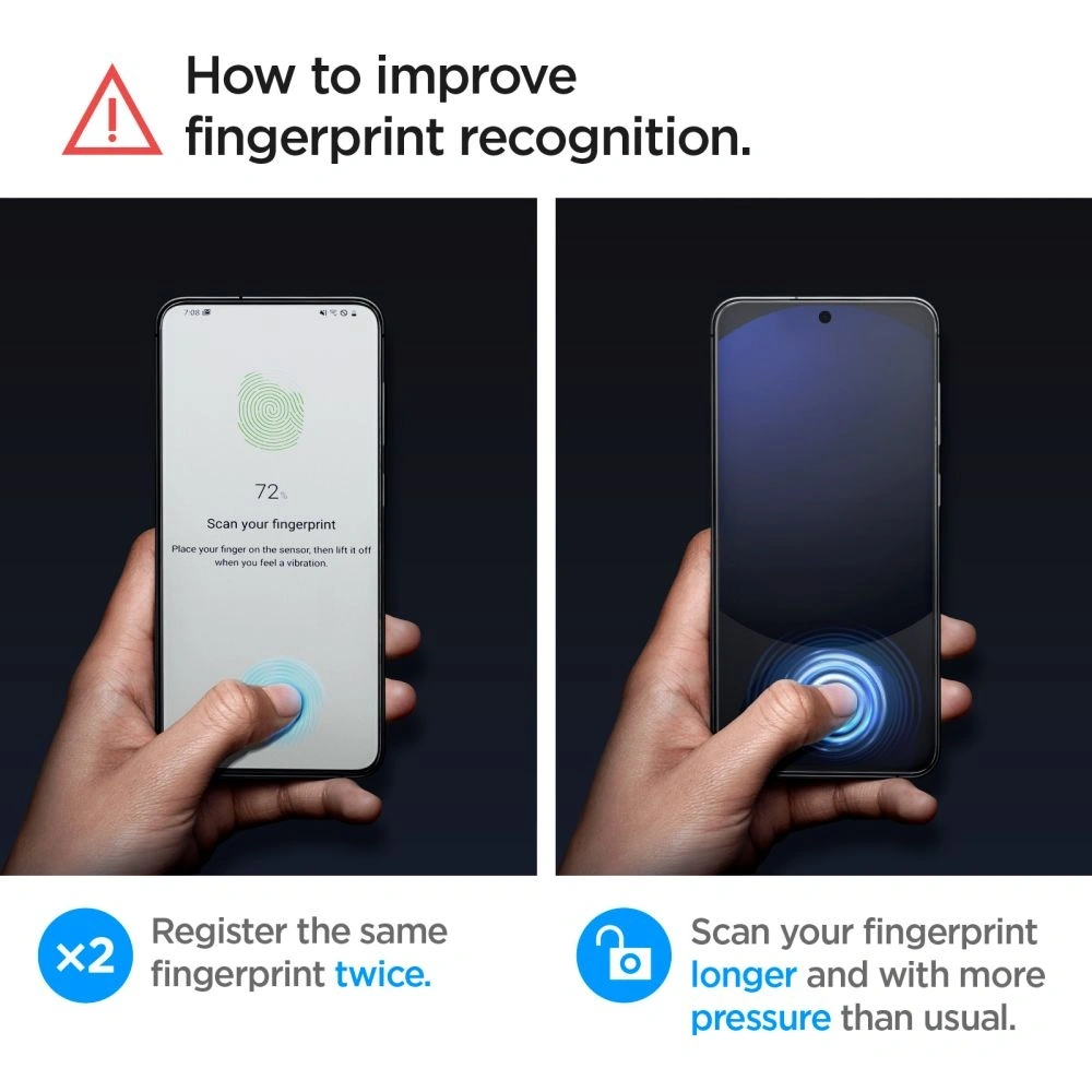 Hurtownia GSM - Spigen GLAS.tR ez Fit Samsung Galaxy S24 FE Clear [2 PACK] - SPN16561 - {ean13} - Hurt