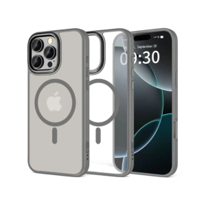 Etui Tech-Protect MagEdge MagSafe Apple iPhone 16 Pro Max Titanium/gunmetal