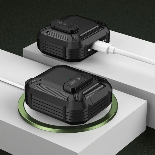 Etui Tech-Protect Carbonox Apple AirPods 4 Black