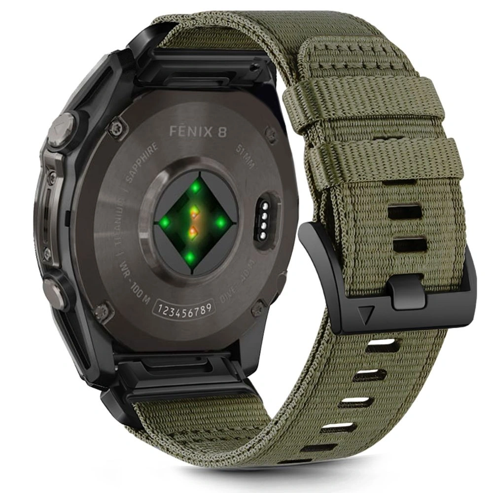 Hurtownia GSM - Tech-Protect Nylon Classic Garmin Fenix 5x / 5x Plus / 6x / 6x Pro / 7x / 8 51mm Olívazöld - THP3536 - {ean13} - Hurt