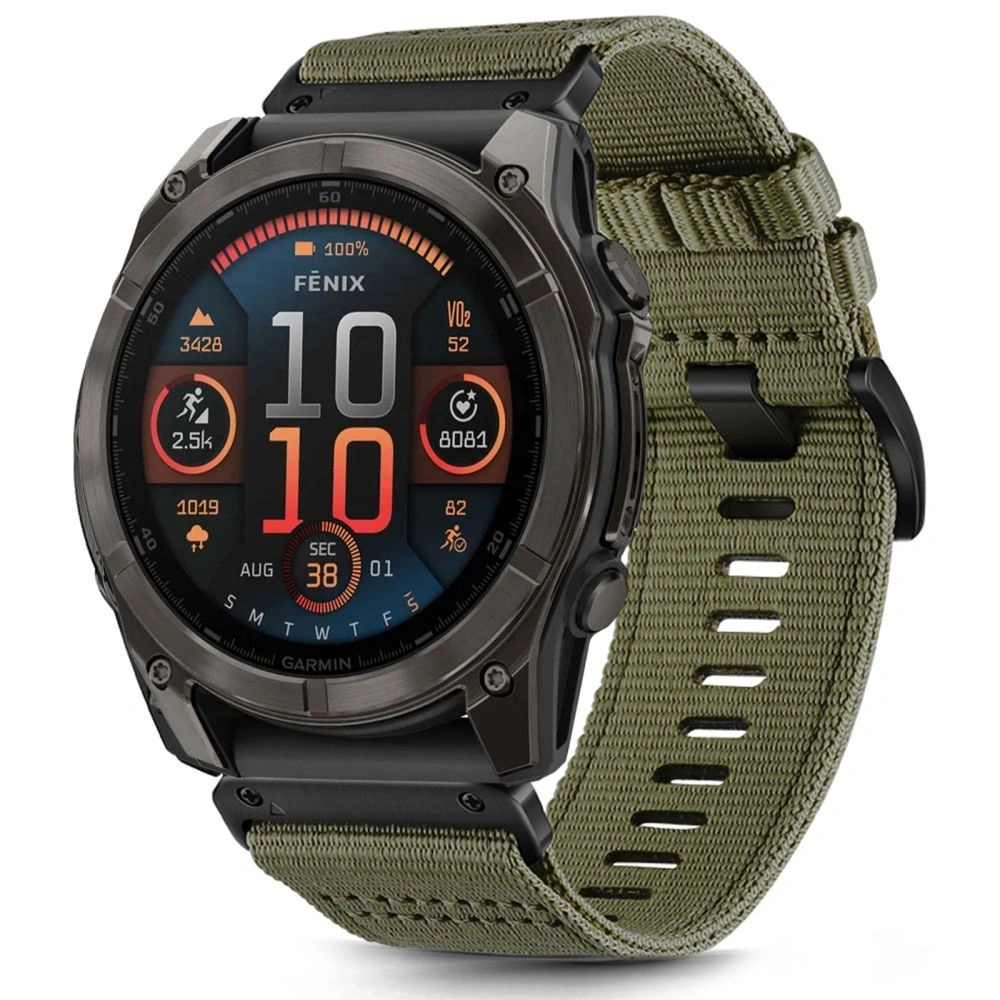 Hurtownia GSM - Tech-Protect Nylon Classic Garmin Fenix 5x / 5x Plus / 6x / 6x Pro / 7x / 8 51mm Olívazöld - THP3536 - {ean13} - Hurt
