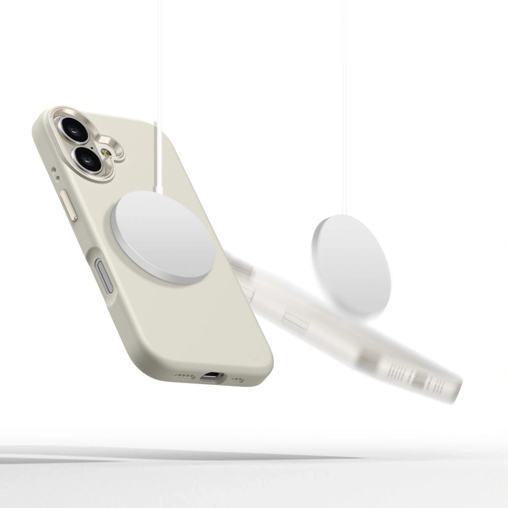 Hurtownia GSM - Etui Tech-Protect Silicone Pure MagSafe Apple iPhone 16 Cosmic Latte - THP3540 - {ean13} - Hurt