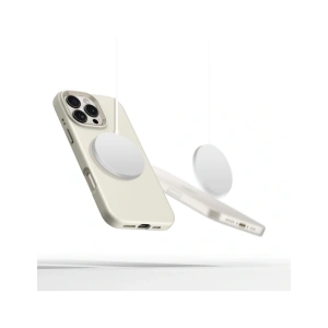 Etui Tech-Protect Silicone Pure MagSafe Apple iPhone 16 Pro Cosmic Latte