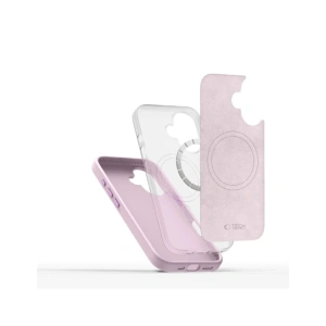 Etui Tech-Protect Silicone Pure MagSafe Apple iPhone 16 Pink Pearl
