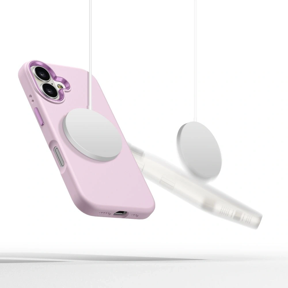 Hurtownia GSM - Etui Tech-Protect Silicone Pure MagSafe Apple iPhone 16 Pink Pearl - THP3546 - {ean13} - Hurt