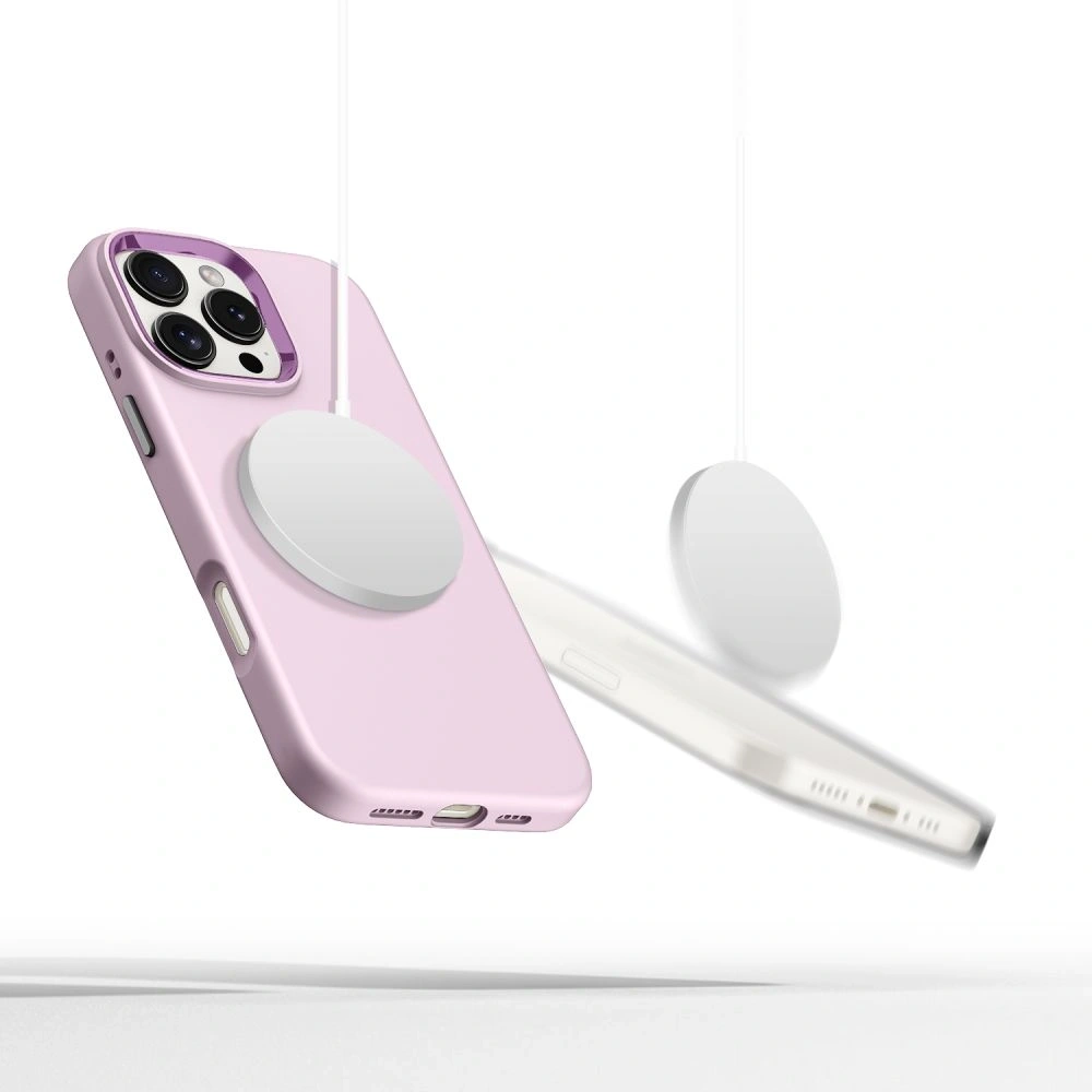 Wholesale Tech-Protect Silicone Pure MagSafe Apple iPhone 16 Pro Pink Pearl - THP3547 - {ean13} - Hurt