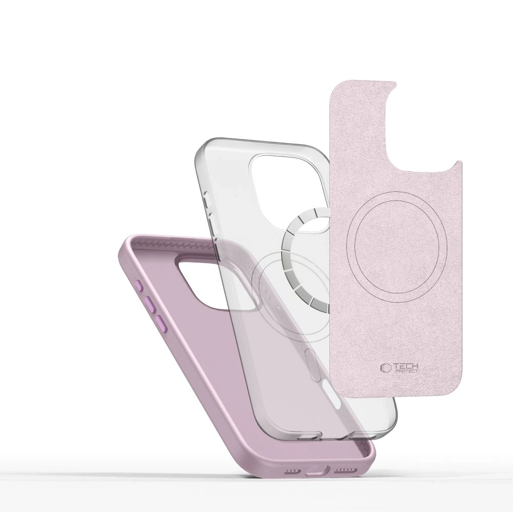 Wholesale Tech-Protect Silicone Pure MagSafe Apple iPhone 16 Pro Pink Pearl - THP3547 - {ean13} - Hurt