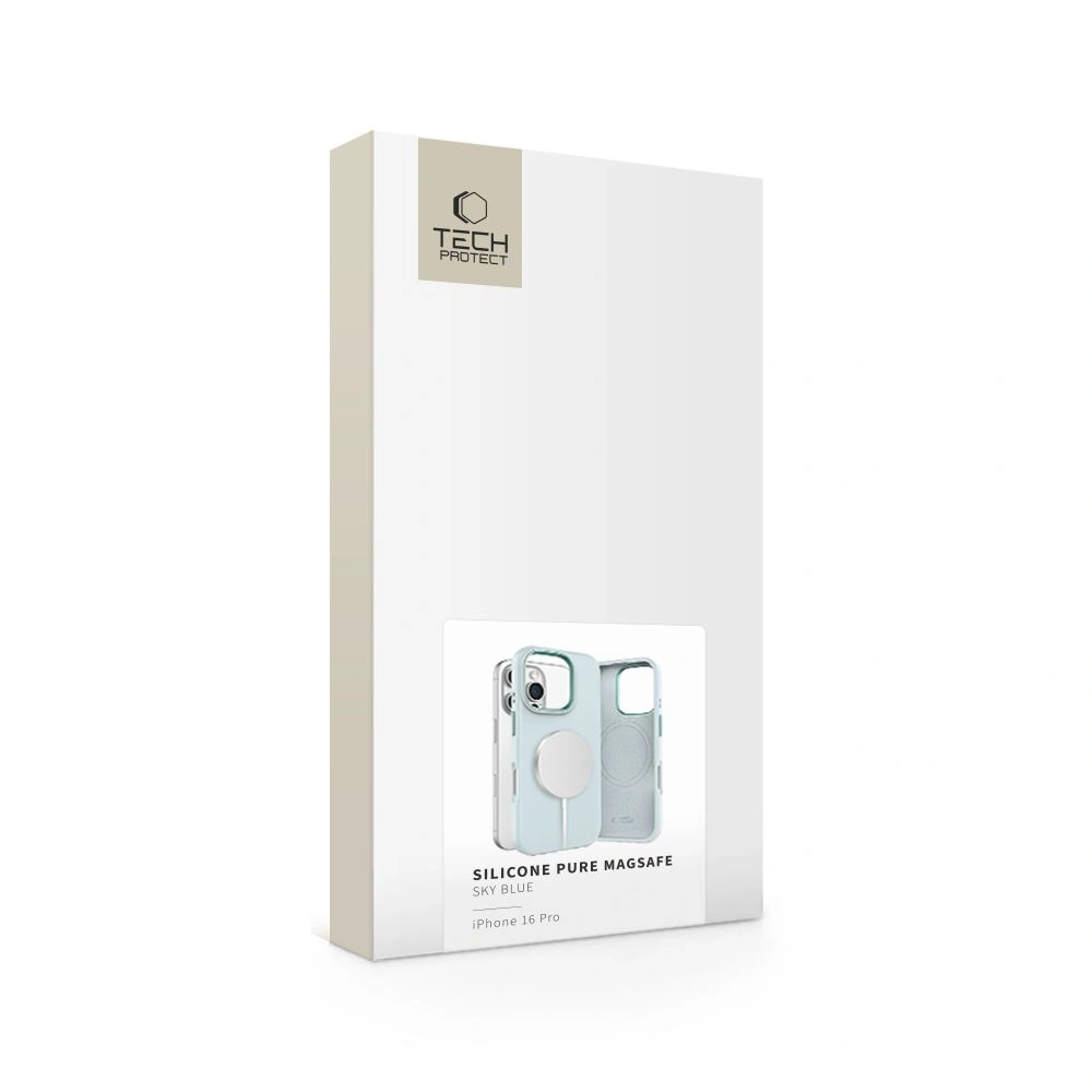 Hurtownia GSM - Tech-Protect Szilikon Pure MagSafe Apple iPhone 16 Pro Égszínkék - THP3555 - {ean13} - Hurt