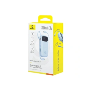 Hurtownia GSM - Baseus QPow2 20000mAh 30W 2xUSB-C Powerbank (blau) - BSU8879 - {ean13} - Hurt