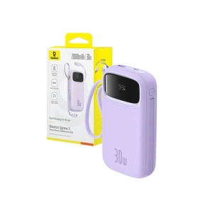Hurtownia GSM - Baseus QPow 2 20000mAh 30W 2xUSB-C Powerbank (lila) - BSU8880 - {ean13} - Hurt