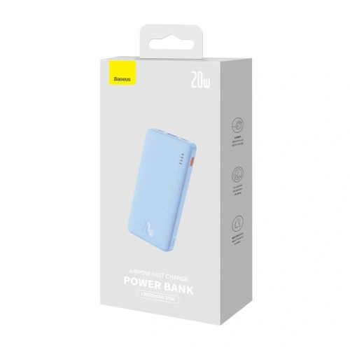 Powerbank Baseus Airpow 10000mAh 20W (niebieski)