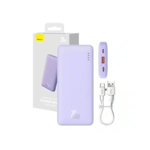 Hurtownia GSM - Baseus Airpow 10000mAh 20W Powerbank (lila) - BSU8882 - {ean13} - Hurt
