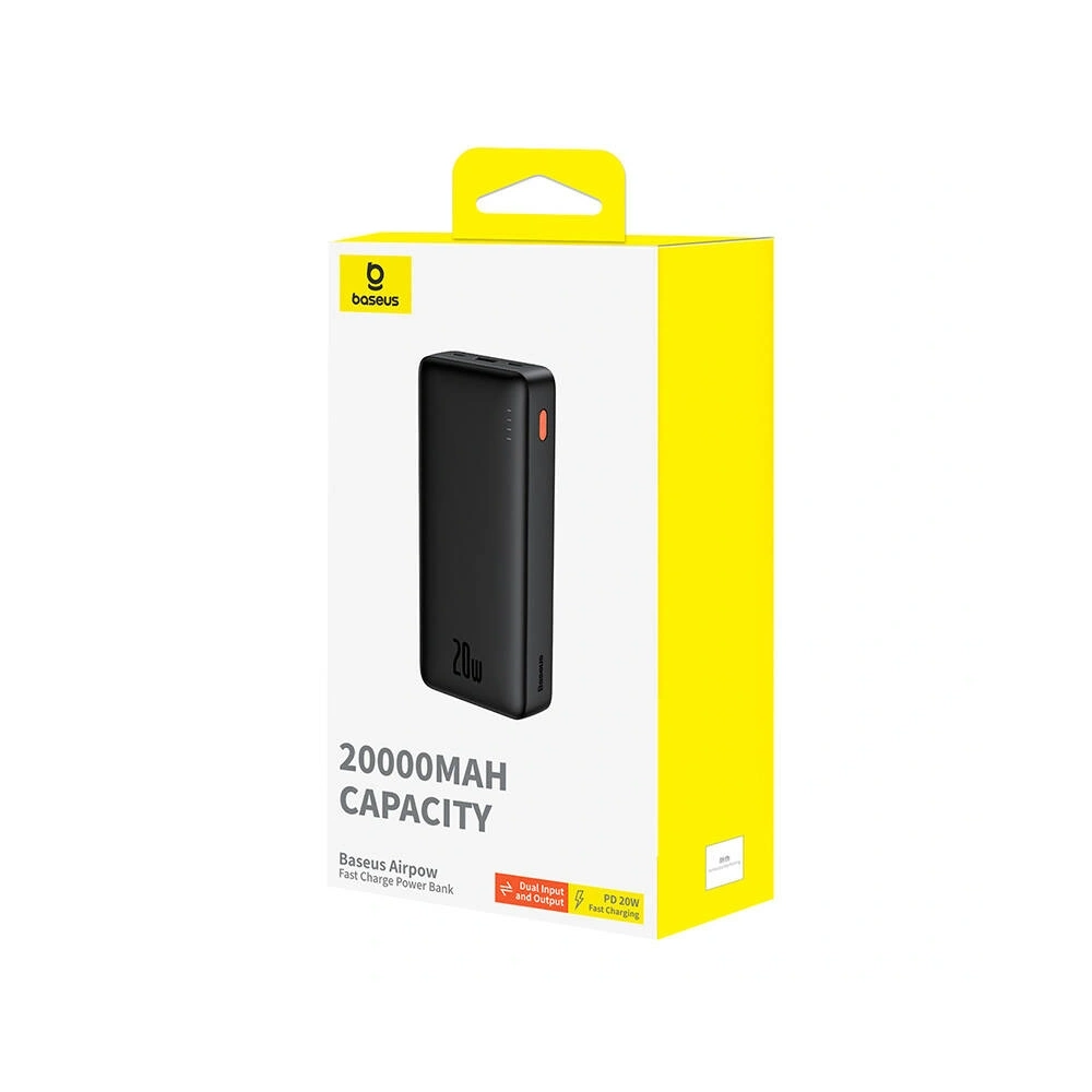 Hurtownia GSM - Baseus Airpow 20000mAh 20W Powerbank (schwarz) - BSU8883 - {ean13} - Hurt