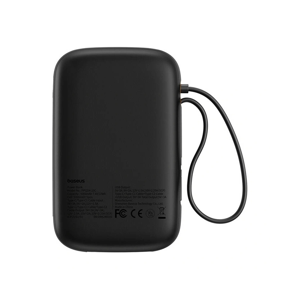 Hurtownia GSM - Powerbank Baseus QPow 2 10000mAh 30W 2xUSB-C (czarny) - BSU8886 - {ean13} - Hurt