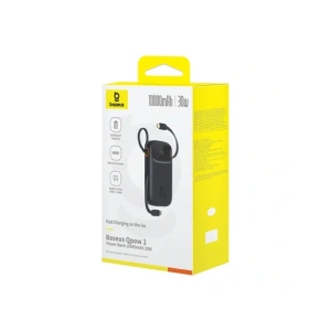 Hurtownia GSM - Baseus QPow 2 10000mAh 30W 2xUSB-C Powerbank (schwarz) - BSU8886 - {ean13} - Hurt