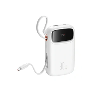 Hurtownia GSM - Baseus QPow 2 10000mAh 30W 2xUSB-C Powerbank (weiß) - BSU8887 - {ean13} - Hurt