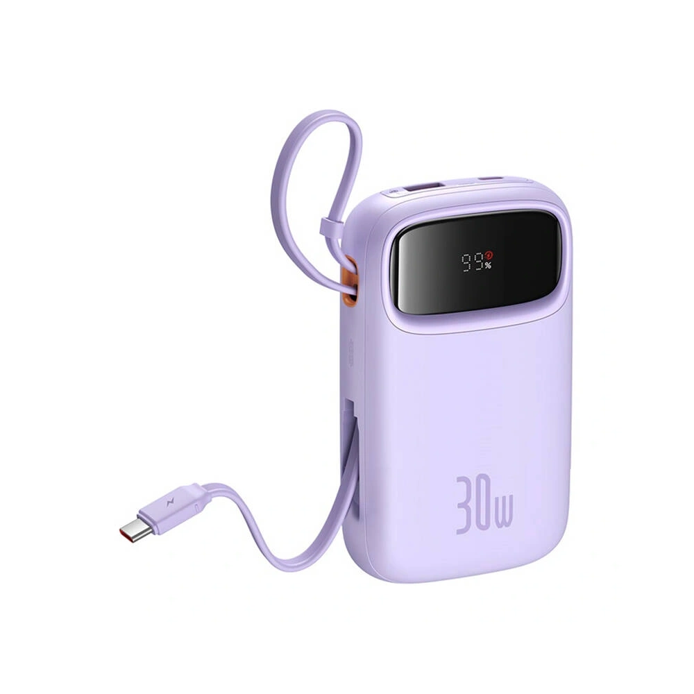 Hurtownia GSM - Baseus QPow 2 10000mAh 30W 2xUSB-C Powerbank (lila) - BSU8889 - {ean13} - Hurt