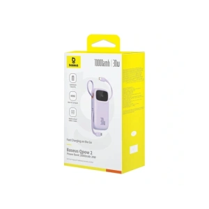Hurtownia GSM - Baseus QPow 2 10000mAh 30W 2xUSB-C Powerbank (lila) - BSU8889 - {ean13} - Hurt