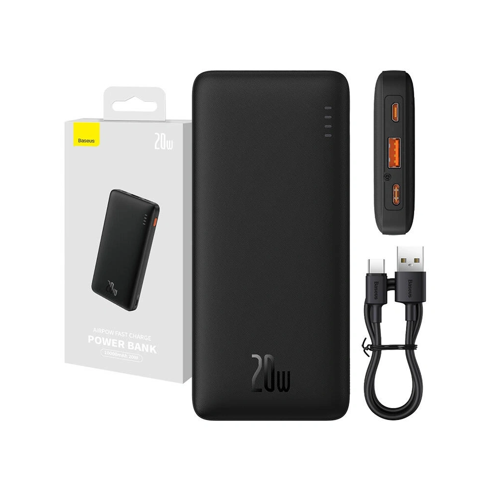 Hurtownia GSM - Baseus Powerbank Airpow 10000mAh 20W (negru) - BSU8890 - {ean13} - Hurt