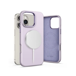 Etui Tech-Protect Silicone Pure MagSafe Apple iPhone 16 Pro Max Mauve