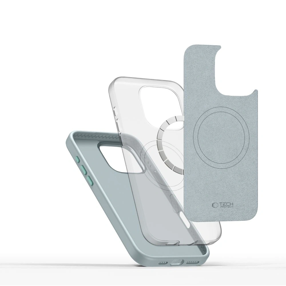 Hurtownia GSM - Etui Tech-Protect Silicone Pure MagSafe Apple iPhone 16 Pro Max Sky Blue - THP3558 - {ean13} - Hurt