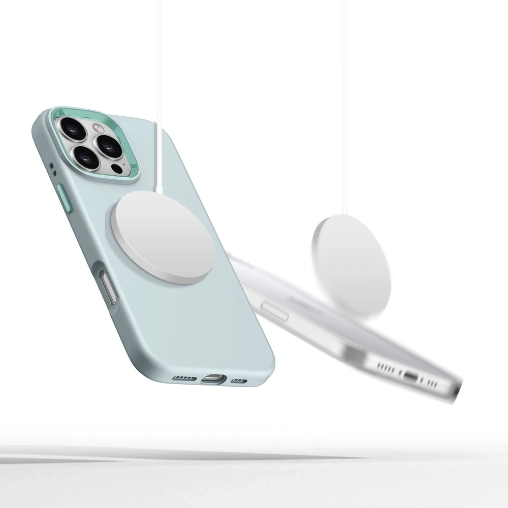 Hurtownia GSM - Etui Tech-Protect Silicone Pure MagSafe Apple iPhone 16 Pro Max Sky Blue - THP3558 - {ean13} - Hurt
