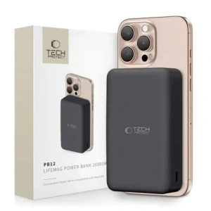 Hurtownia GSM - Tech-Protect PB12 LifeMag Powerbank 15W MagSafe 20000mah Negru - THP3562 - {ean13} - Hurt
