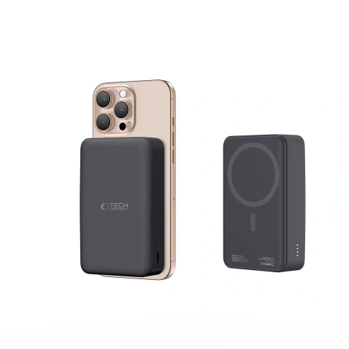 Powerbank Tech-Protect PB12 LifeMag 15W MagSafe 20000mah Black