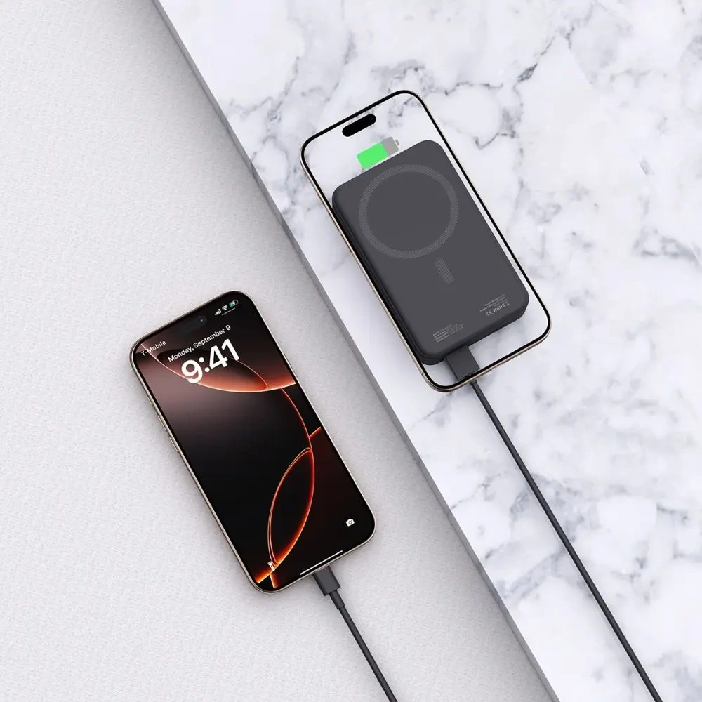 Hurtownia GSM - Powerbank Tech-Protect PB12 LifeMag 15W MagSafe 20000mah Černá - THP3562 - {ean13} - Hurt