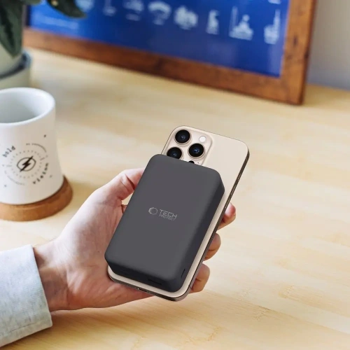 Powerbank Tech-Protect PB12 LifeMag 15W MagSafe 20000mah Black