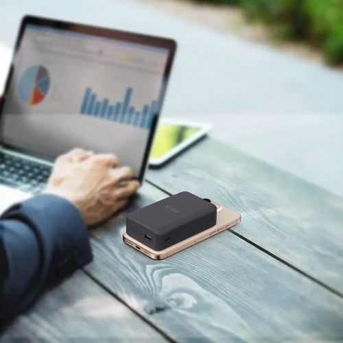 Powerbank Tech-Protect PB12 LifeMag 15W MagSafe 20000mah Black