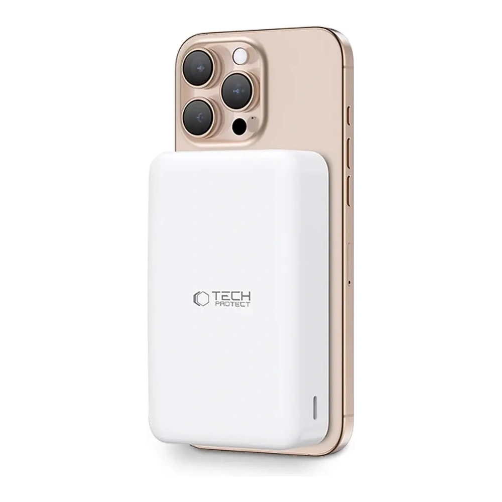Hurtownia GSM - Tech-Protect PB12 LifeMag Powerbank 15W MagSafe 20000mah Alb - THP3563 - {ean13} - Hurt
