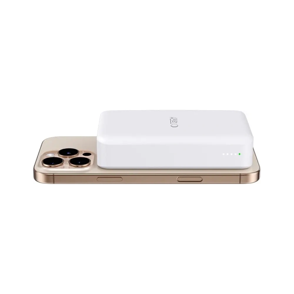 Hurtownia GSM - Powerbank Tech-Protect PB12 LifeMag 15W MagSafe 20000mAh Bílá - THP3563 - {ean13} - Hurt