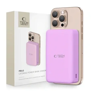 Hurtownia GSM - Tech-Protect PB12 LifeMag Powerbank 15W MagSafe 20000mah Lila - THP3564 - {ean13} - Hurt