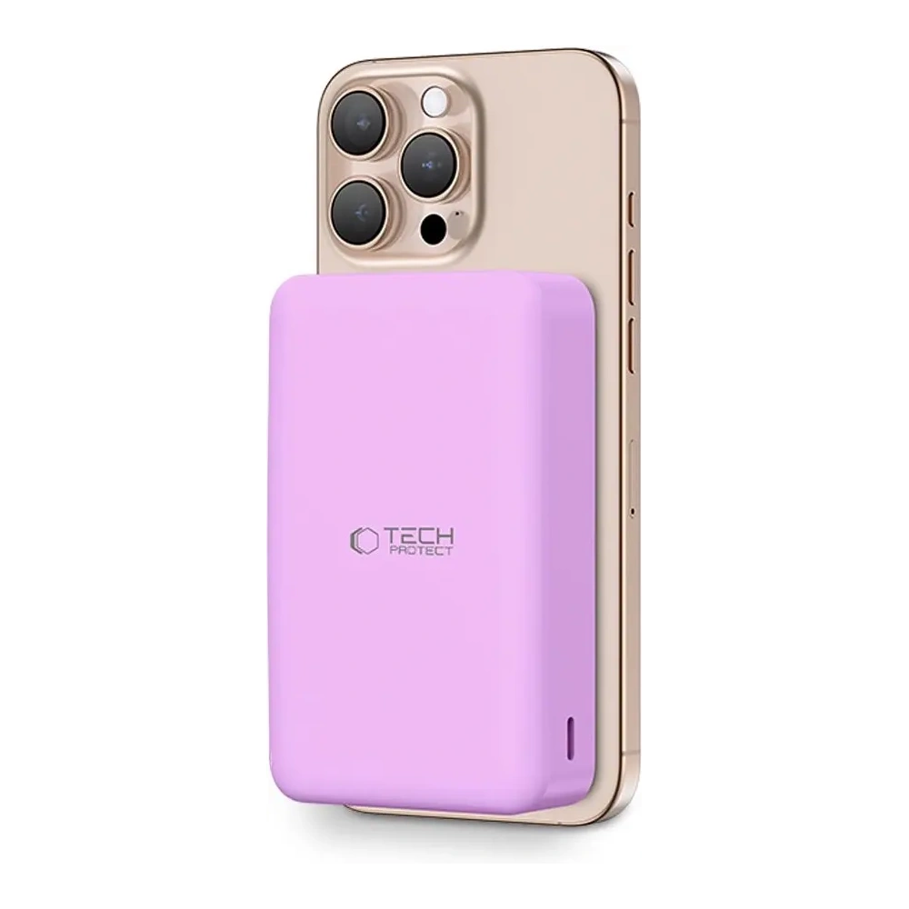 Hurtownia GSM - Powerbank Tech-Protect PB12 LifeMag 15W MagSafe 20000mah Levandulová - THP3564 - {ean13} - Hurt