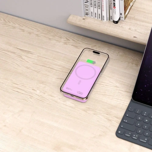 Powerbank Tech-Protect PB12 LifeMag 15W MagSafe 20000mah Lilac