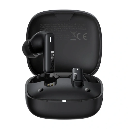 Bezprzewodowe słuchawki dokanałowe TWS Baseus Bowie E19 (czarny)