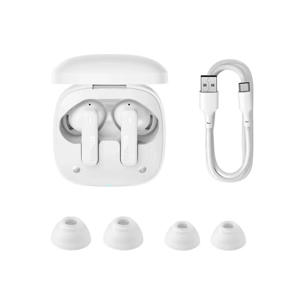 Hurtownia GSM - TWS Baseus Bowie E19 căști wireless in-ear (alb) - BSU8893 - {ean13} - Hurt