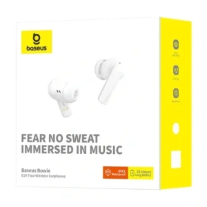 Wholesale TWS Baseus Bowie E19 wireless in-ear headphones (white) - BSU8893 - {ean13} - Hurt