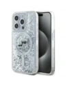 Hurtownia GSM - Karl Lagerfeld KLHMP15XLGKCSGH Apple iPhone 15 Pro Max Hardcase Liquid Glitter Karl&Choupette Head MagSafe transparent - KLD21812 - {ean13} - Hurt