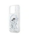 Hurtownia GSM - Karl Lagerfeld KLHMP15XLGKCSGH Apple iPhone 15 Pro Max Hardcase Liquid Glitter Karl&Choupette Head MagSafe transparent - KLD21812 - {ean13} - Hurt