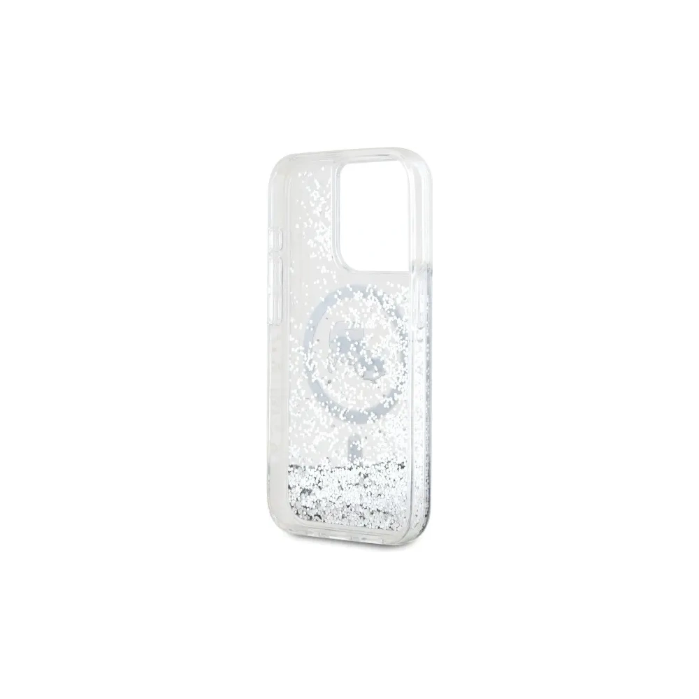 Hurtownia GSM - Etui Karl Lagerfeld KLHMP15XLGKCSGH Apple iPhone 15 Pro Max hardcase Liquid Glitter Karl&Choupette Head MagSafe transparent - KLD21812 - {ean13} - Hurt